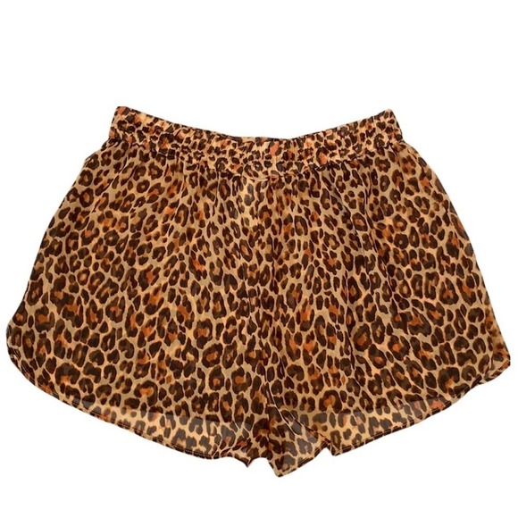 H&M Animal Print High Rise Beach Shorts size Small - Picture 8 of 11